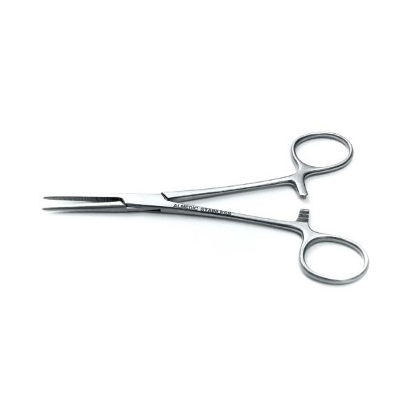 ALMEDIC® Straight hemostatic forceps in stainless steel Halstead